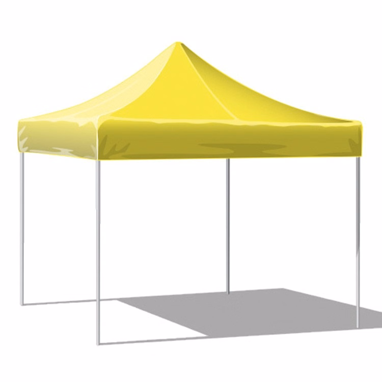 10x10 Canopy plain yellow top