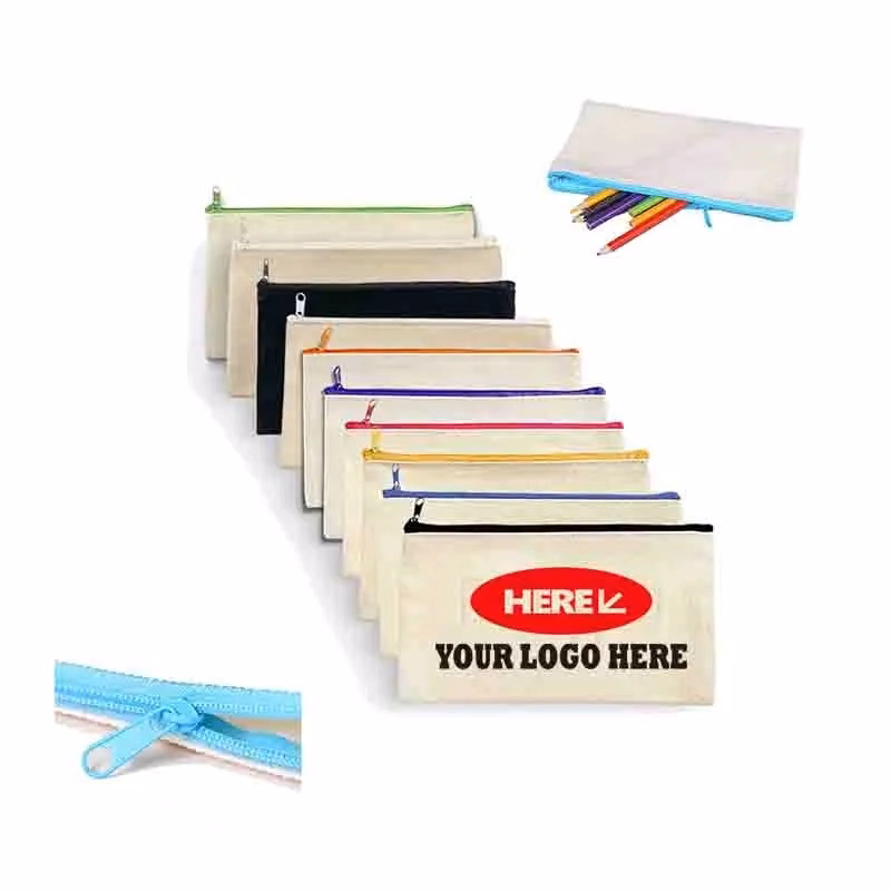 Eco-friendly Student Canvas Pencil Case