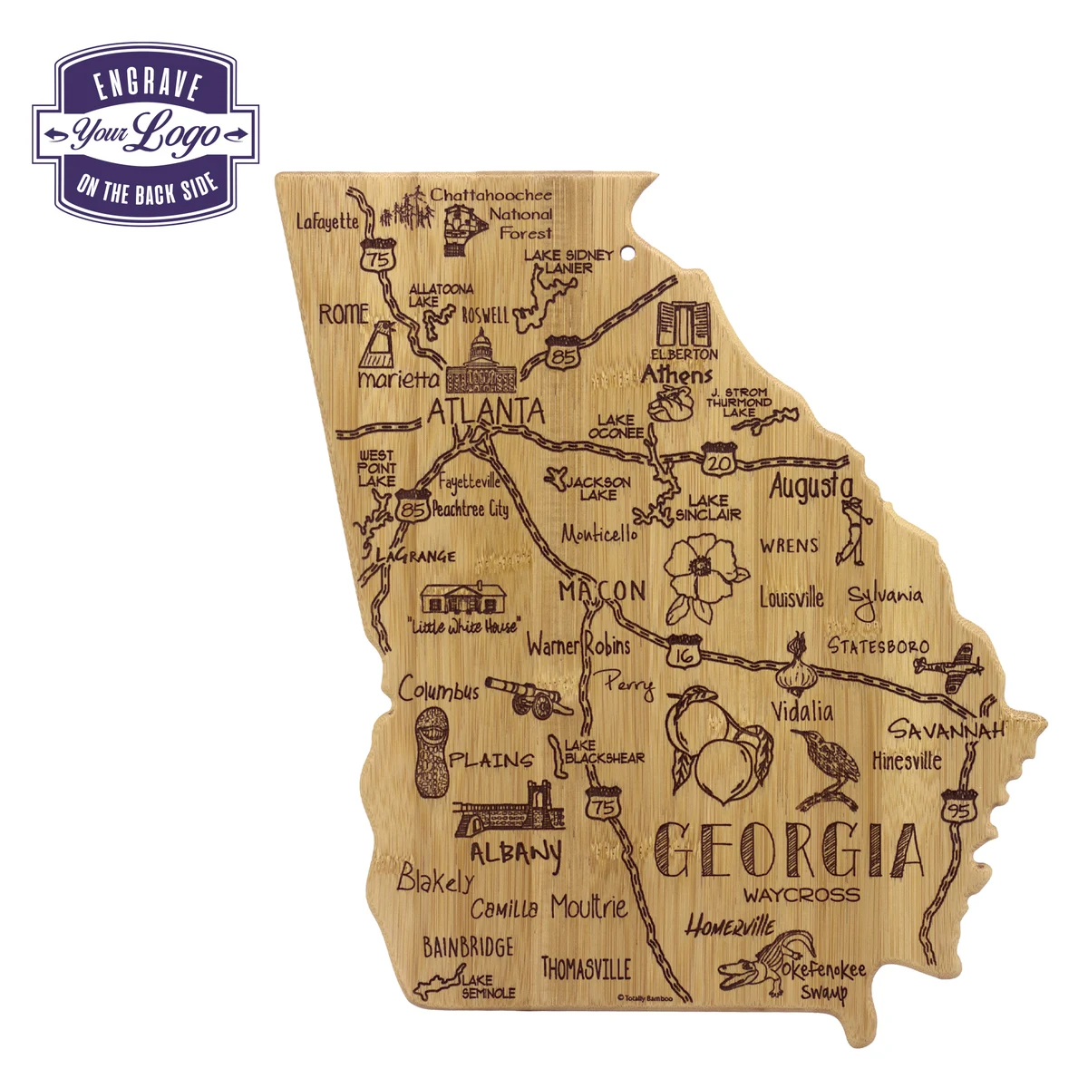 Destination Georgia Cutting & Serving Board 1