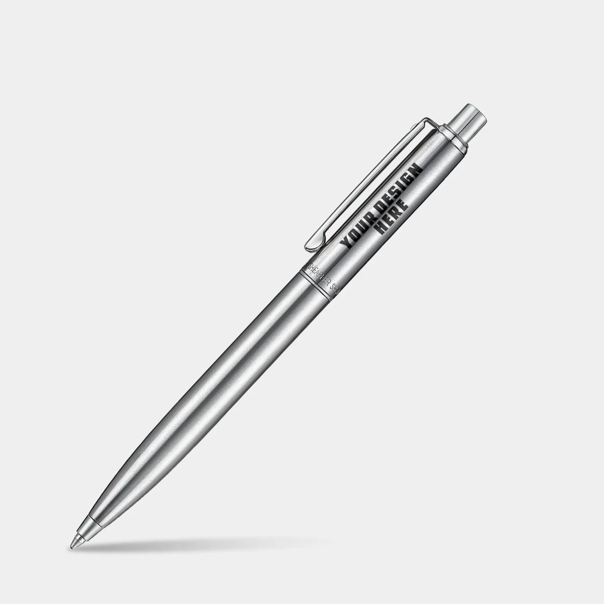 SHEAFFER® Sentinel Metal 330 Brushed Chrome Executive Ballpoint Pen w/ Gift Box 1