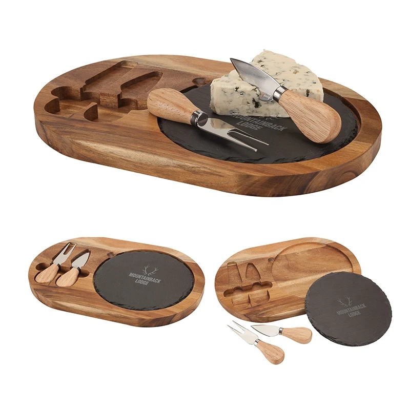 Bon Appetit Slate Cheese Set 1