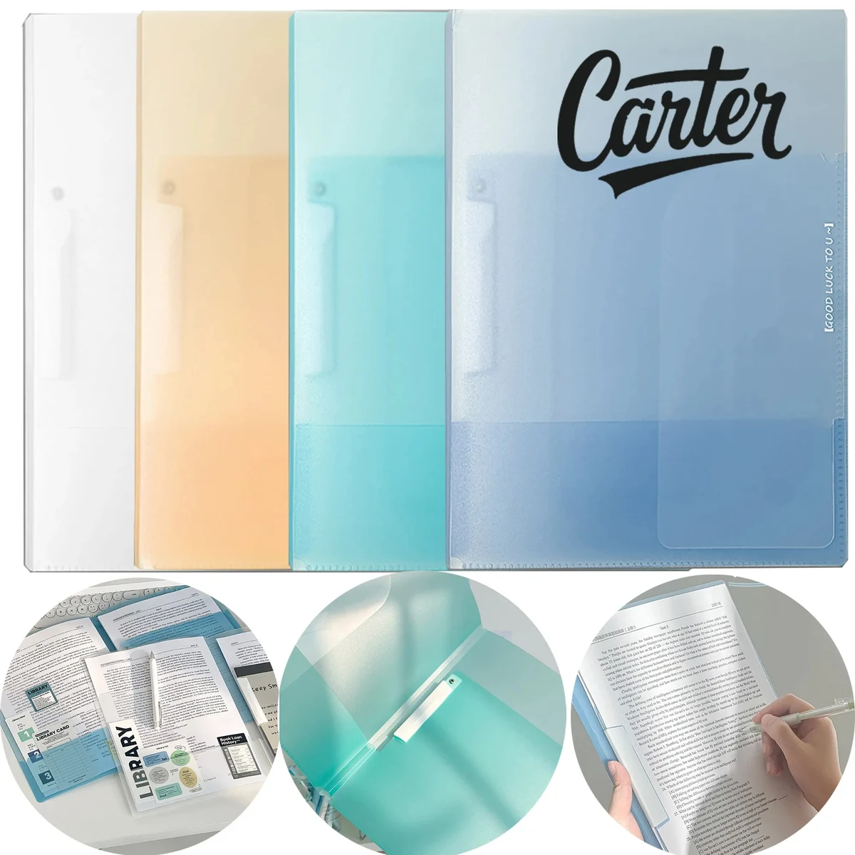 Multi-functional large-capacity gradient color folder 1