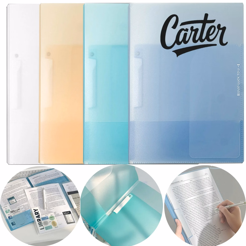 Multi-functional large-capacity gradient color folder