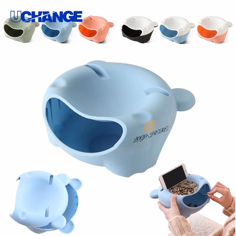 Multipurpose Trash Bin With Phone Holder