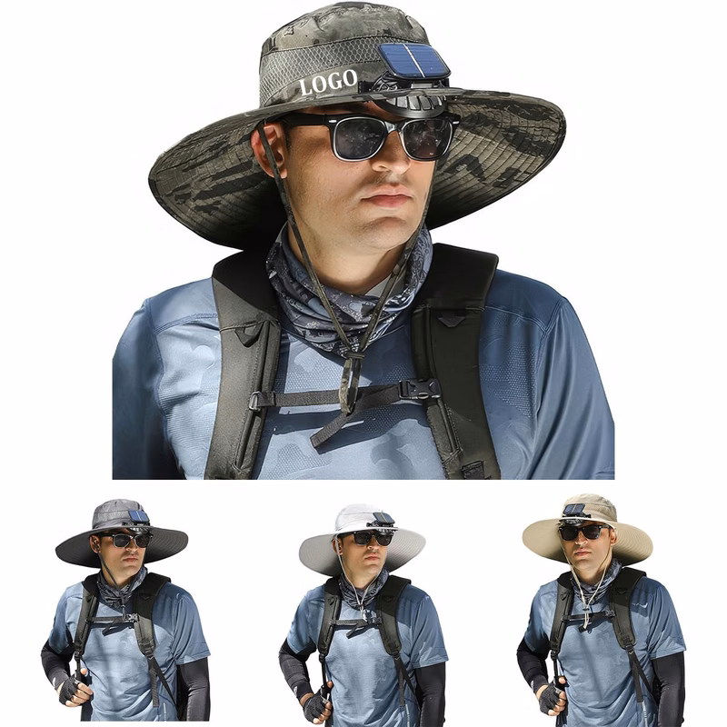 Sun Hat with Solar Fan