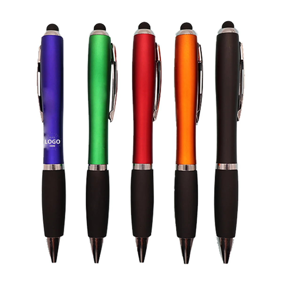 Light Up Logo Gourd Shape Touch Ballpoint Pen 1