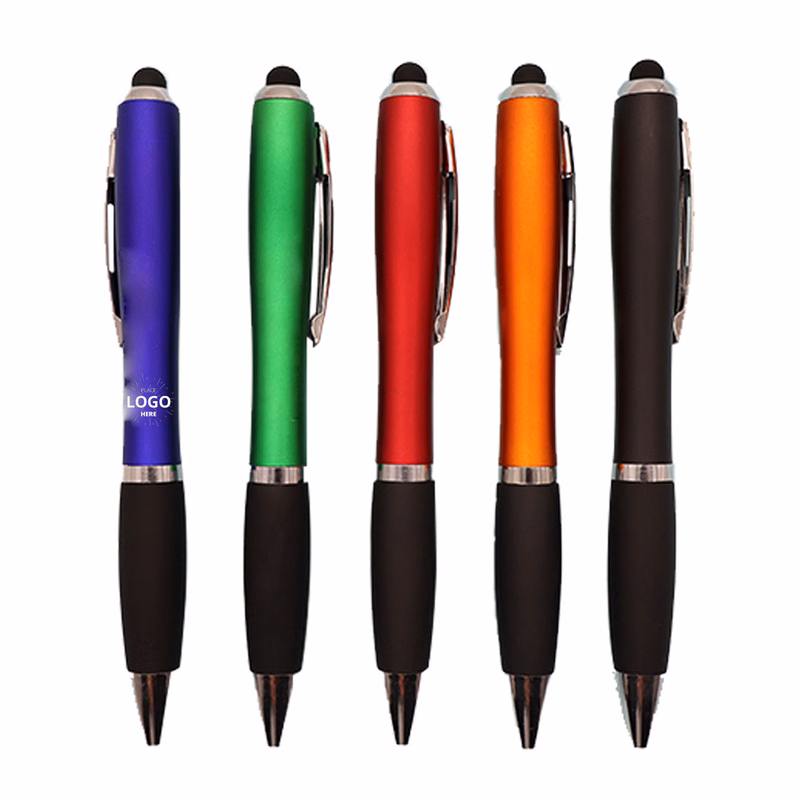 Light Up Logo Gourd Shape Touch Ballpoint Pen