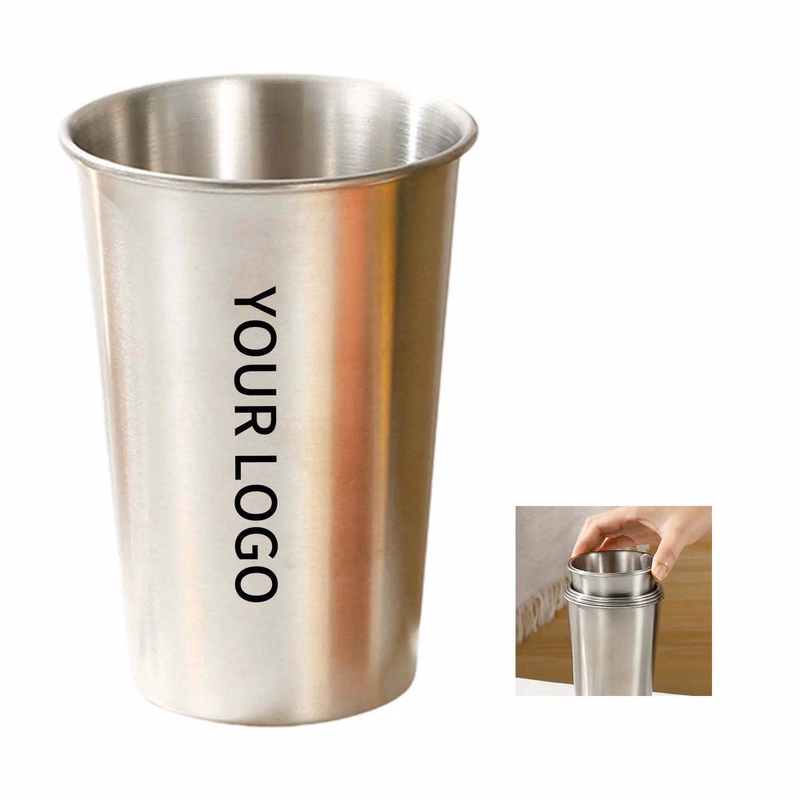 Polished Stainless Cup Hot Cold Drinks