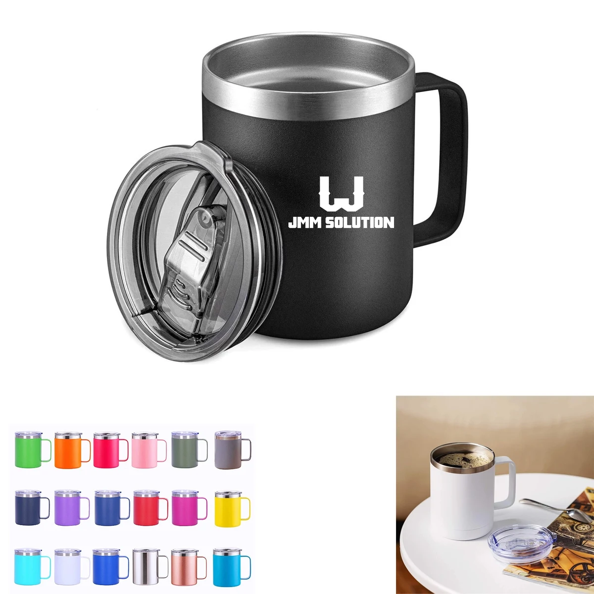 12Oz Coffee Mug With Handle 1