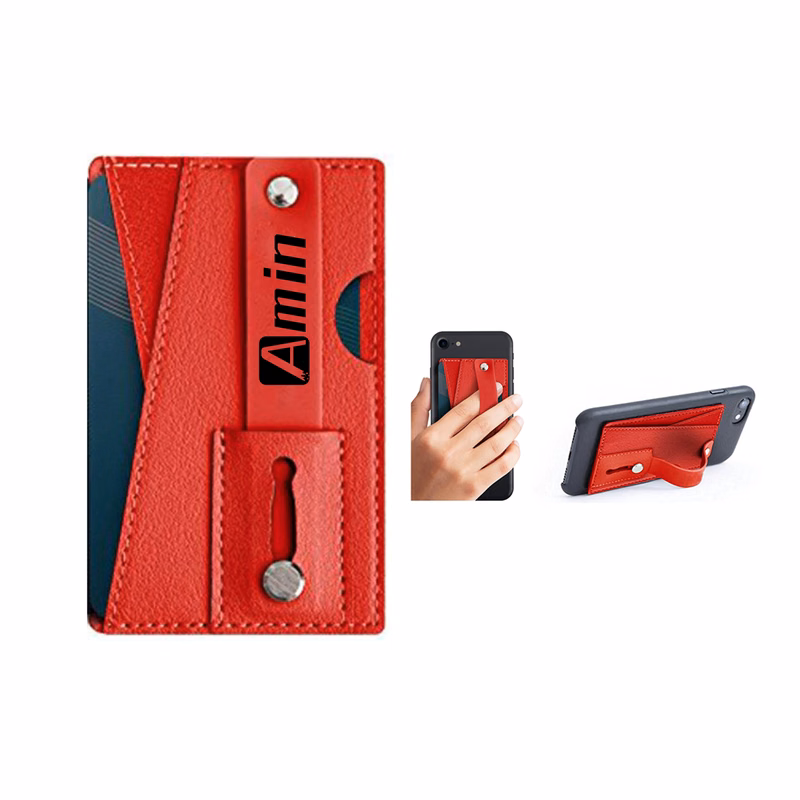 Leather Phone Wallet With Holder