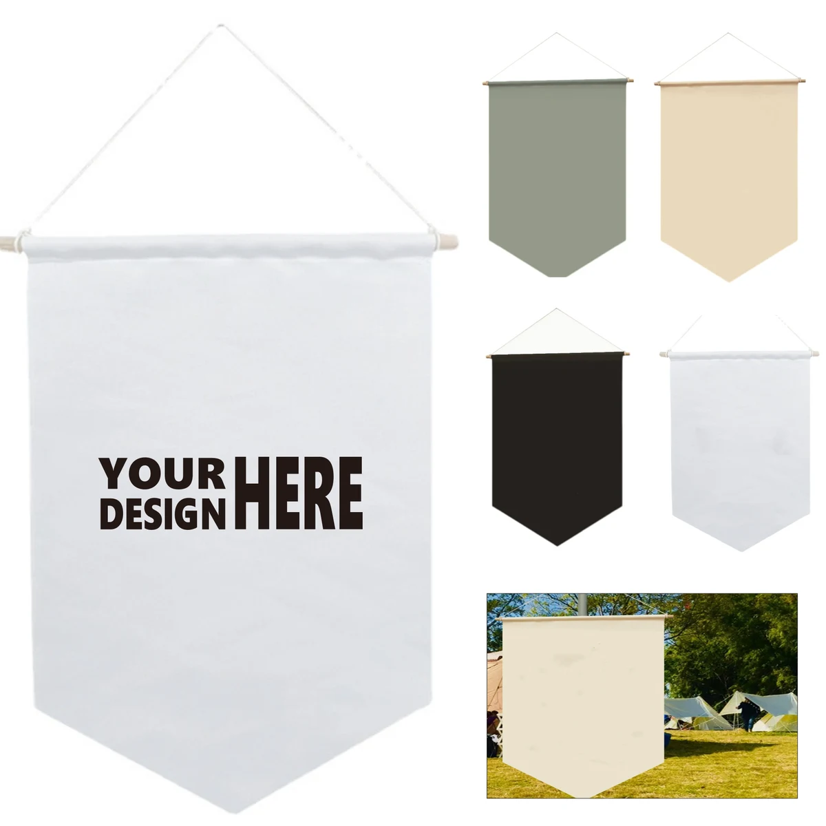 Blank Canvas Banner Flag 1