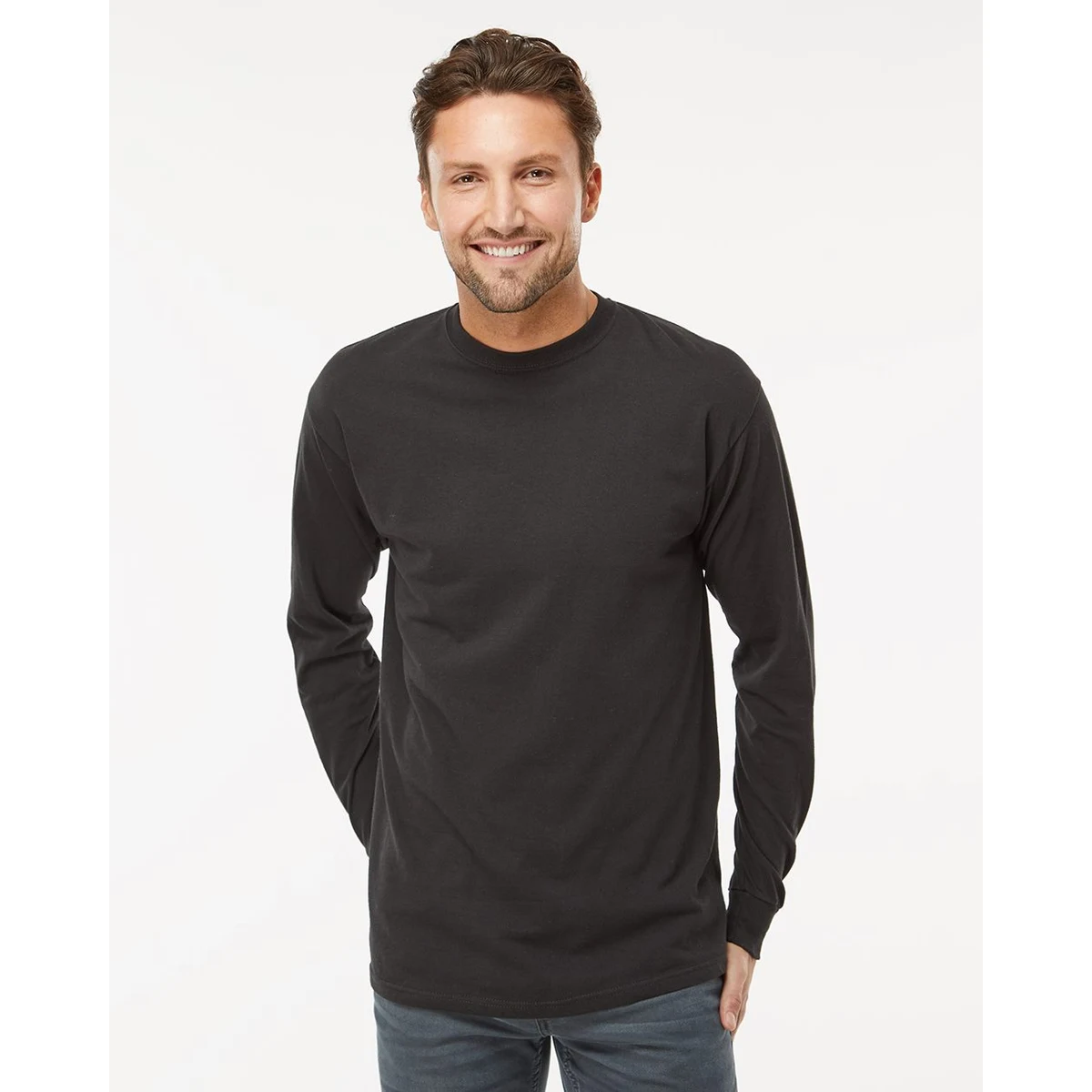 Unisex Gold Soft Touch Long Sleeve T-Shirt - 4820 1