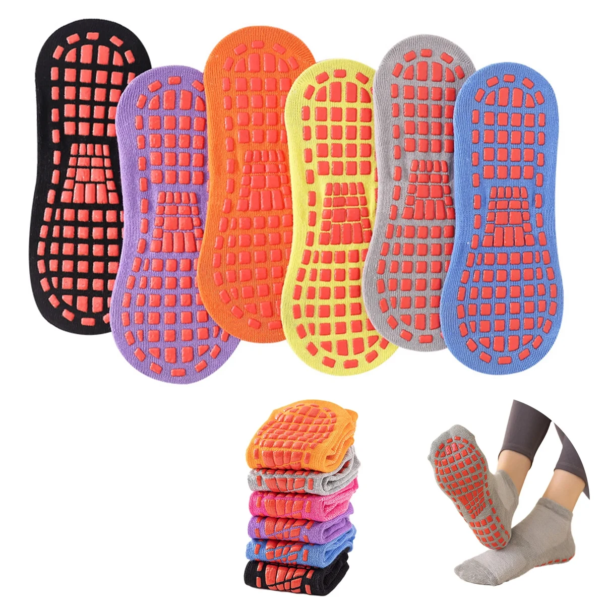 Adult Non-Slip Grip Socks 1