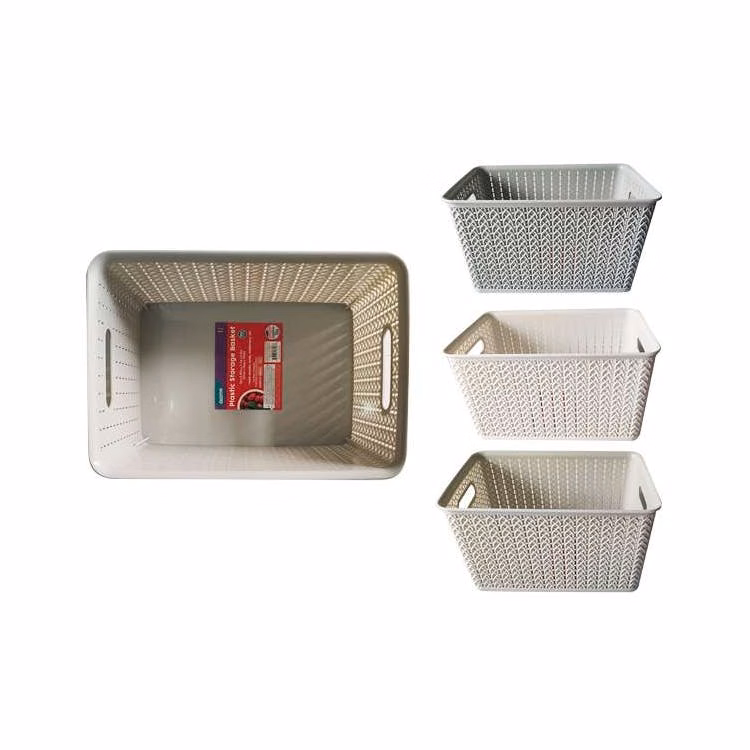 Plastic Storage Baskets - Assorted Colors
