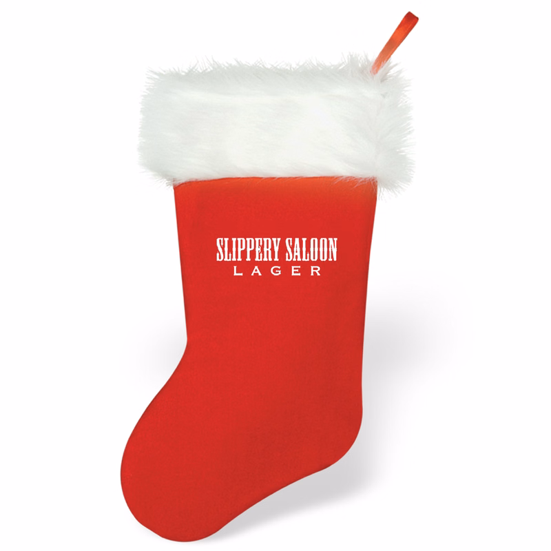15" Imprinted Plush Christmas Stocking
