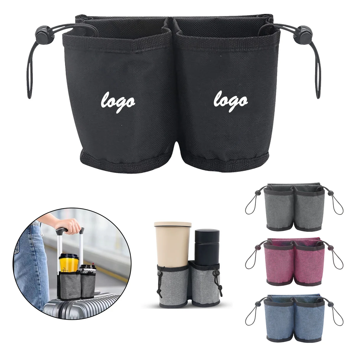 Travel Box Storage Cup Holder Insulated Cup Protective Cover 1