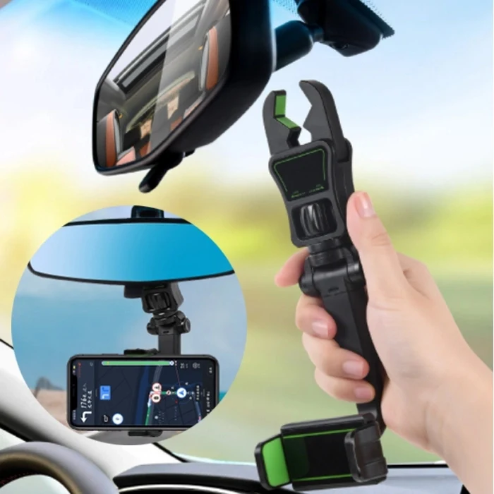 Car Rearview Mirror Mobile Phone Stands 1