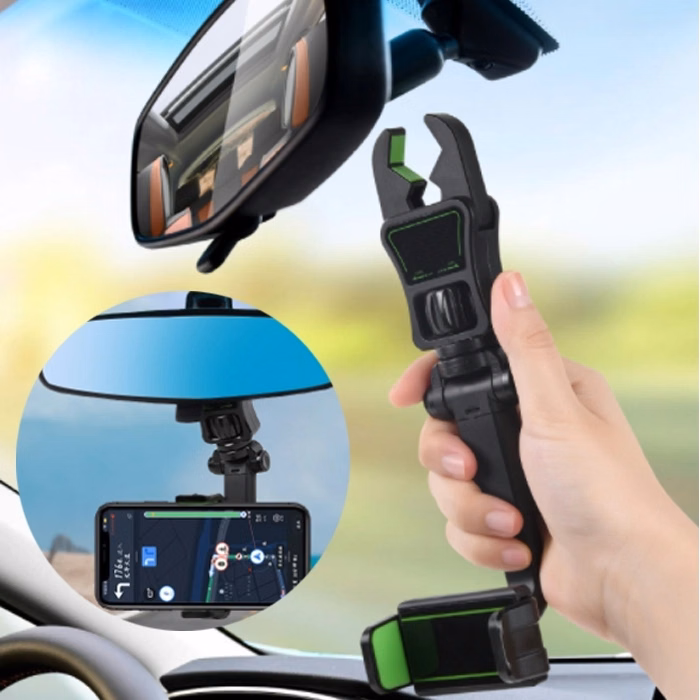 Car Rearview Mirror Mobile Phone Stands