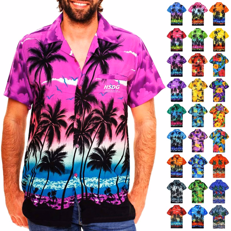Mens Hawaiian Short Sleeve Shirt