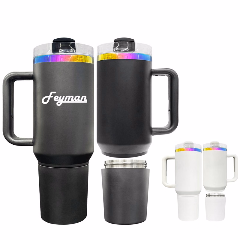 40oz Double-Layer Split 2-In-1 Insulated Bottle