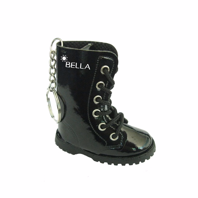 PU Leather boot keychain