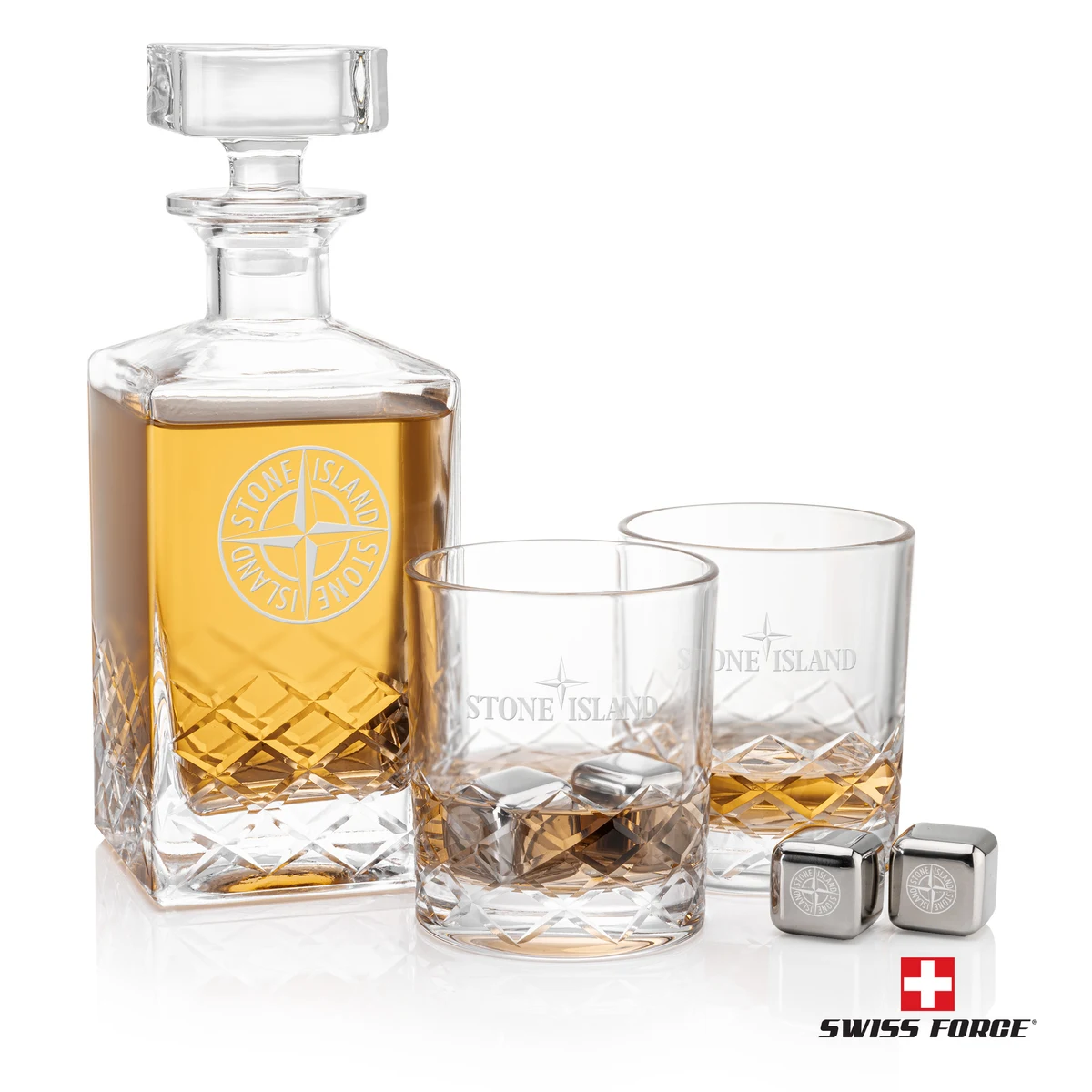 Brentwood Decanter Set & Ice Cubes 1