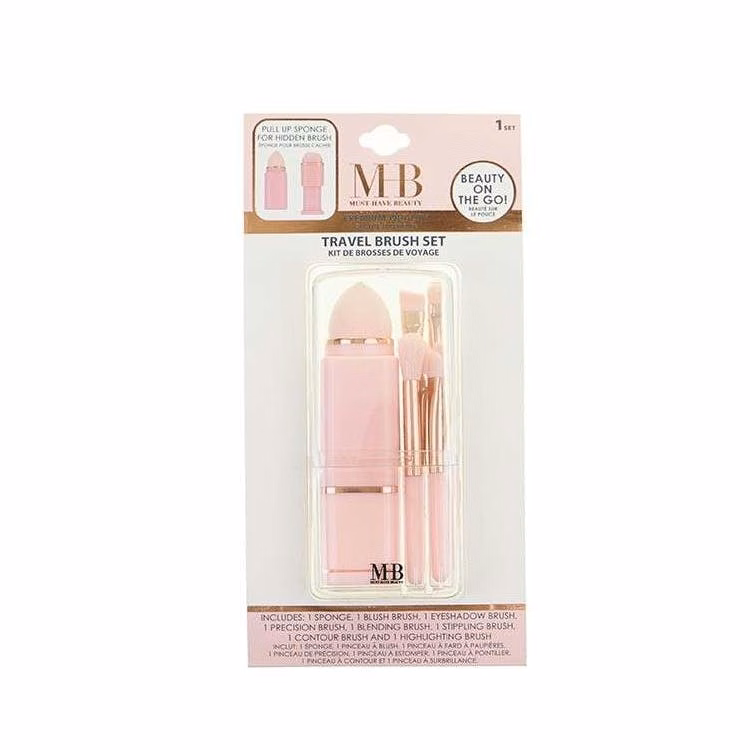 Travel Makeup Brush Sets - 5 Piece