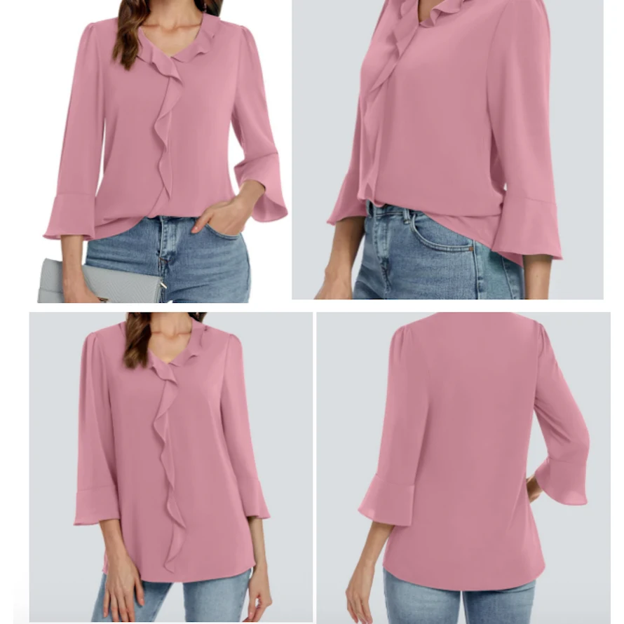 Womens Dressy Casual Blouse 1