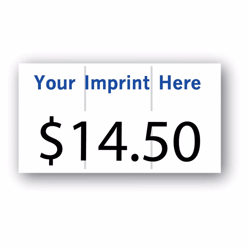 Labels - Pricing, Imprinted