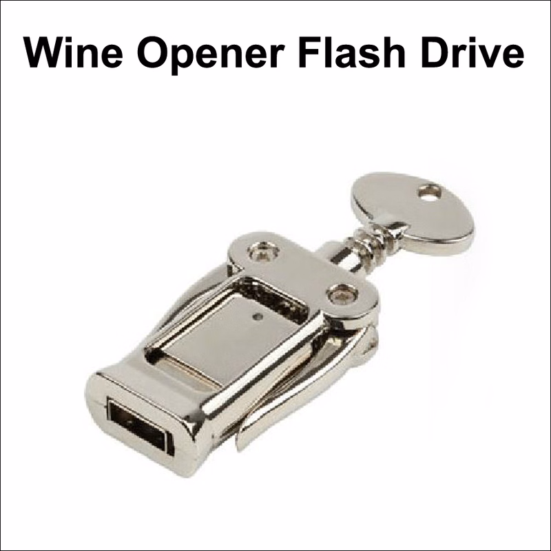 Wine Opener Flash Drive / USB -  16 GB Memory