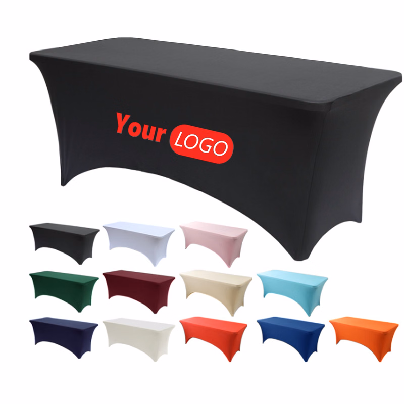 6ft Polyester Stretch Tablecloth