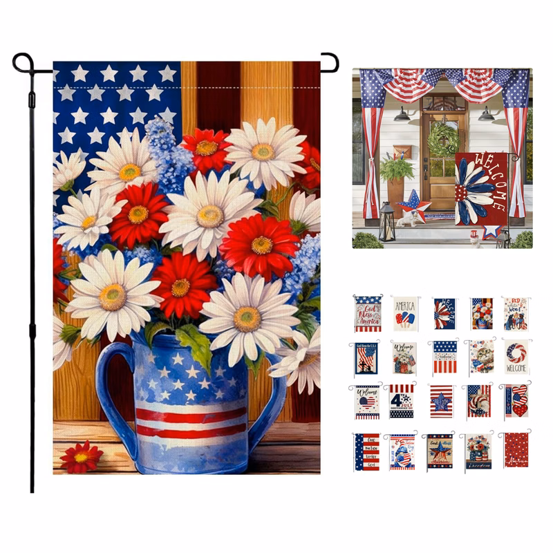 12" x 18" Garden Flag with Hardware