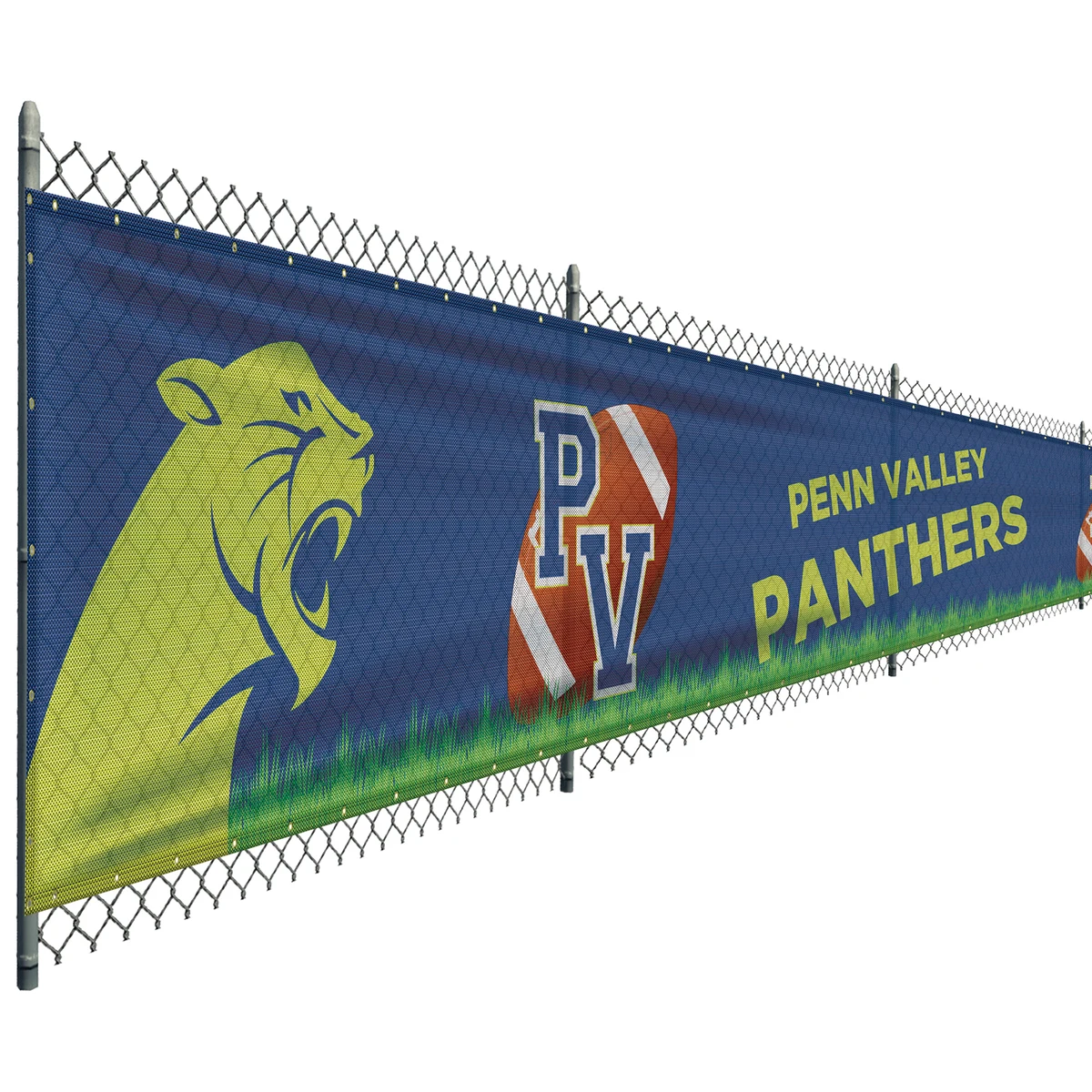 5' x 48' Premium Polyester Mesh Banner 1