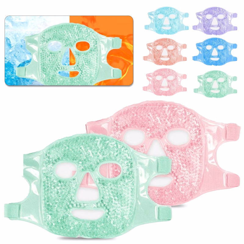 Reusable Gel Beads Ice/Heat Therapy Mask