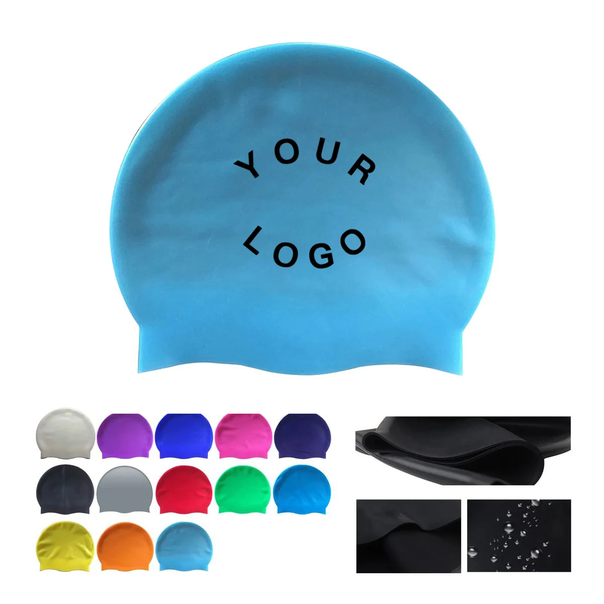 Comfort Fit Silicone Swim Cap for Daily Swimming 1