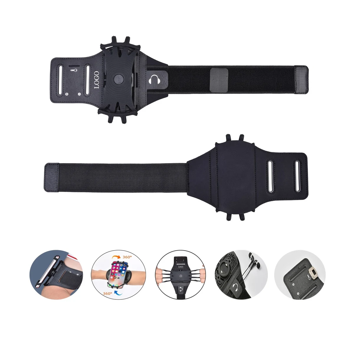 Detachable 360 Sport Rotating Phone Holder 1