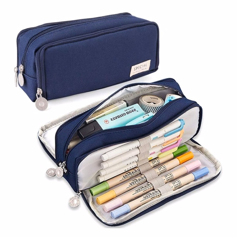 iBank ® Pencil Case with 3 Compartments