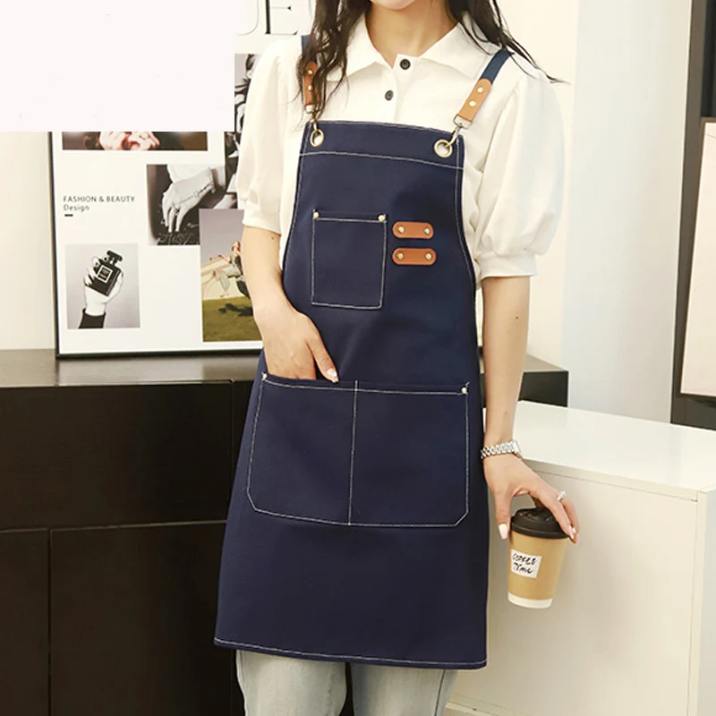 Canvas Aprons with 3 Pockets 1