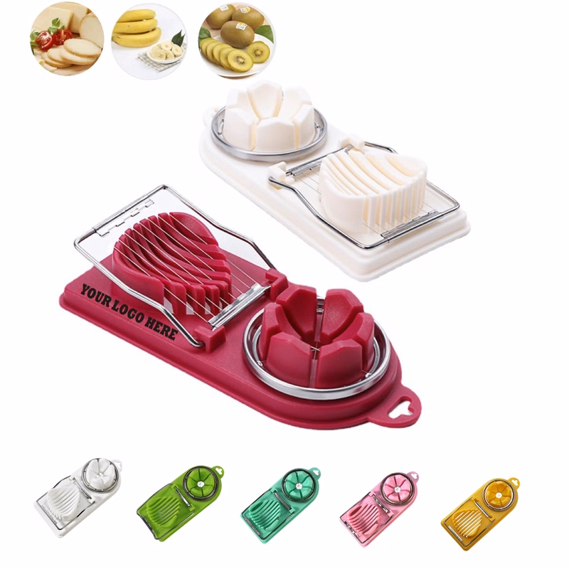 Multifunctional 2 In 1 Stainless Steel Egg Cutter