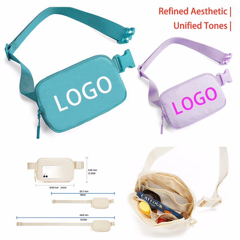 Monochromatic Waterproof Waist Pack