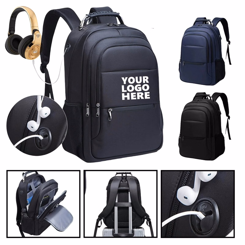 Custom Laptop Travel Backpack USB