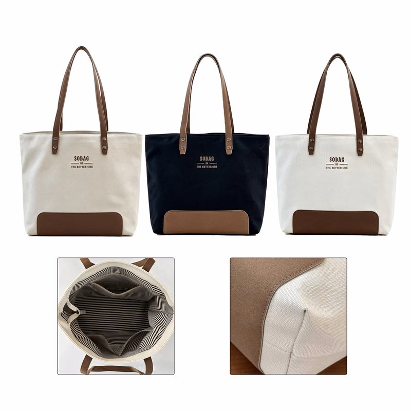 Canvas Minimalist Casual Tote Bag