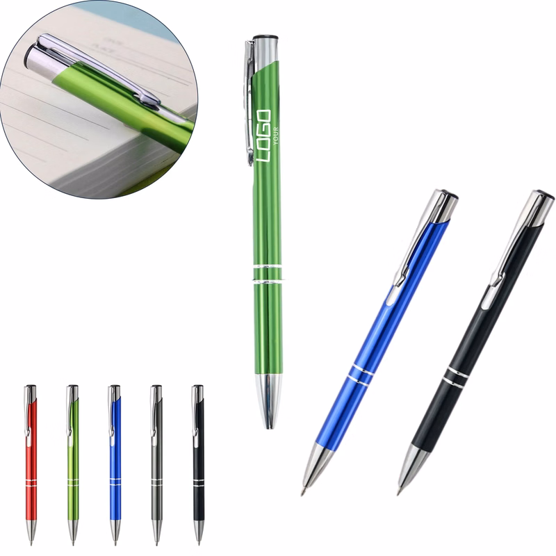 Office Double Ring Metal Ballpoint Pen