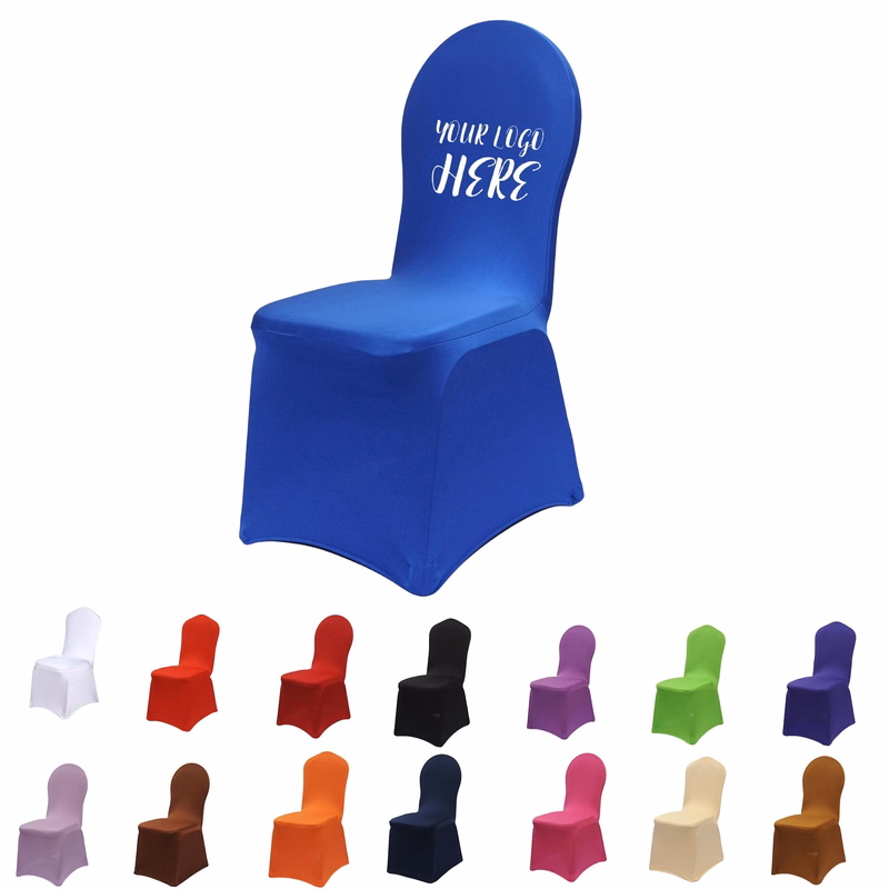 Polyester Party Wedding Chair Back Cover