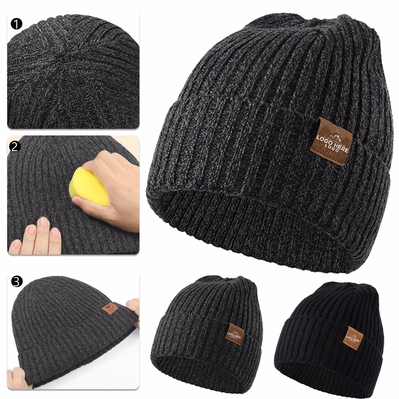 Winter Thick Knit Beanies Hats
