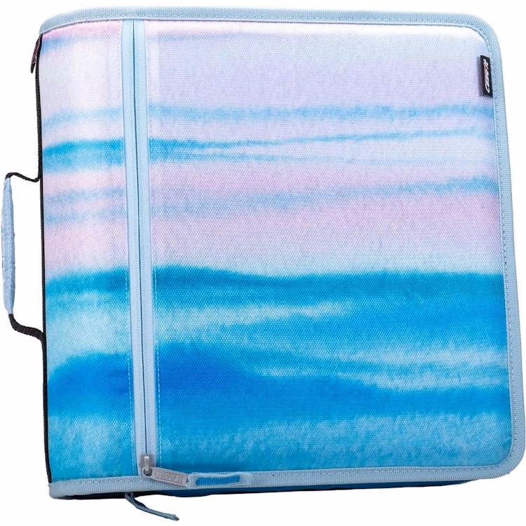Case-It Mighty Zip Tab Binder - Watercolor Sky 3"