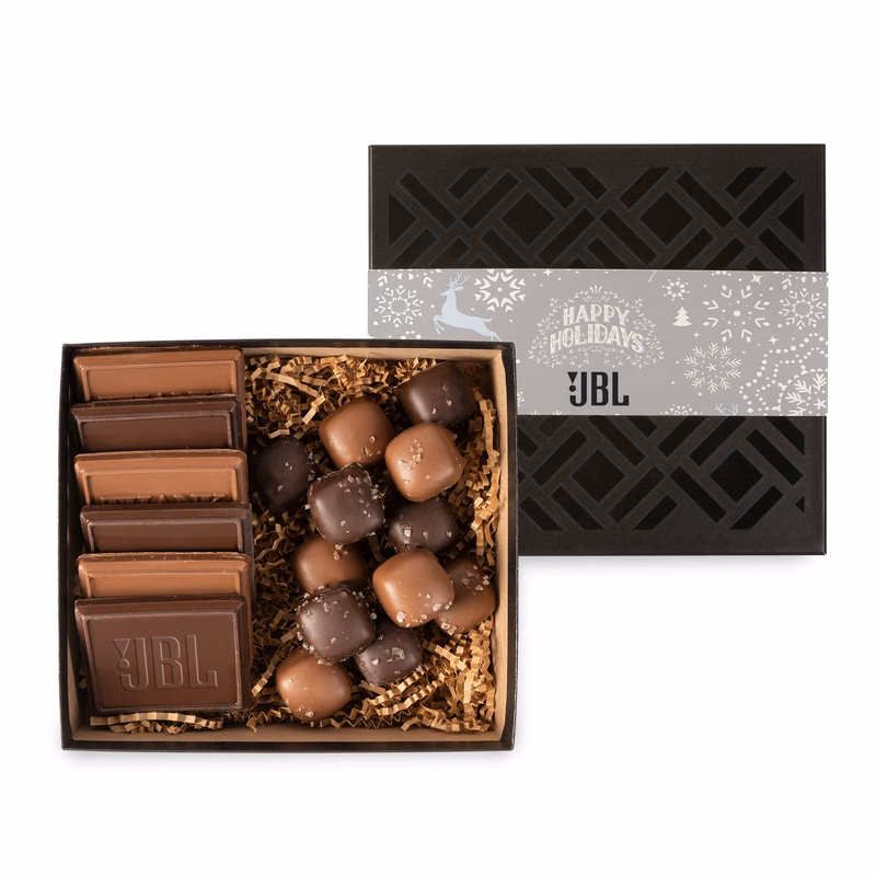 Cookie and Confection Gift Box with Sea Salt Caramels