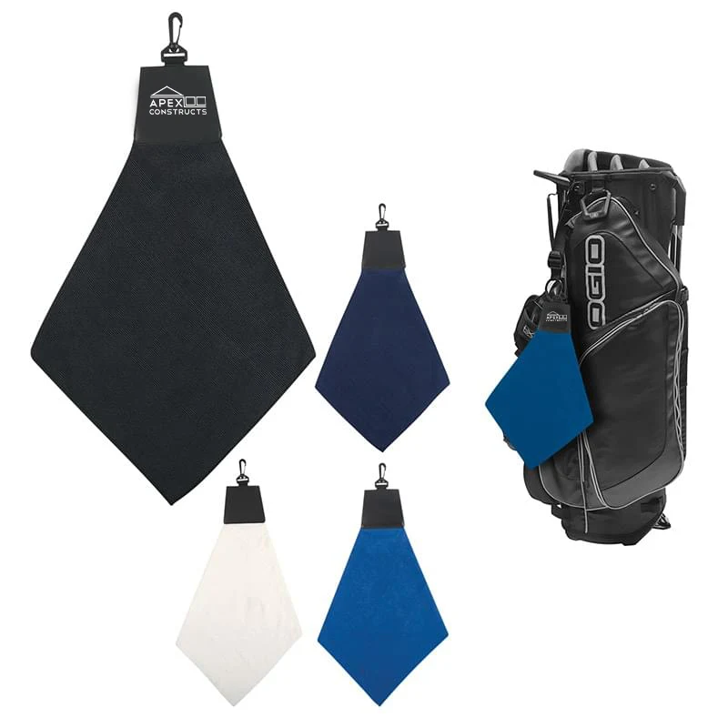 Triangle Fold Golf Towel 1