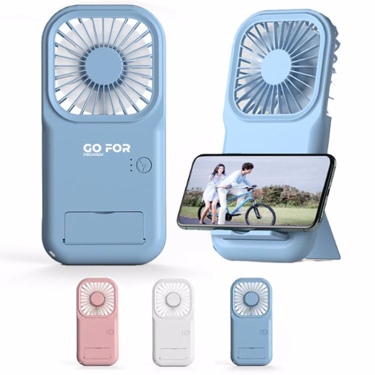 USB Portable Mini Fan Foldable Phone Stand 3 Speed