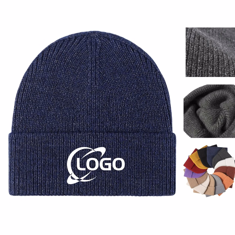 MOQ50 Custom Knitted Beanie Cap